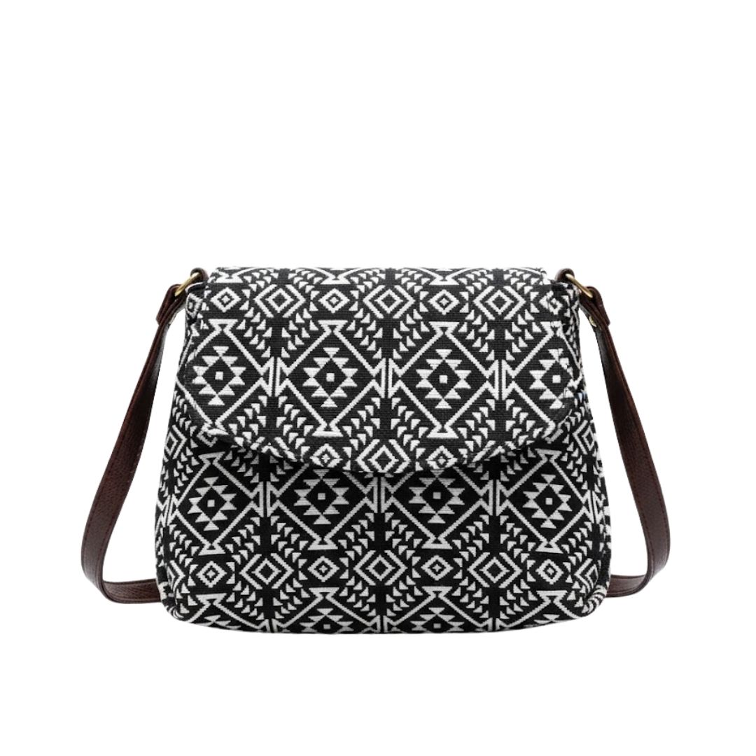Stylish Fabric Flap Sling Bag for Everyday Use 110